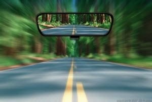 rear-view-mirror - looking back to move forward